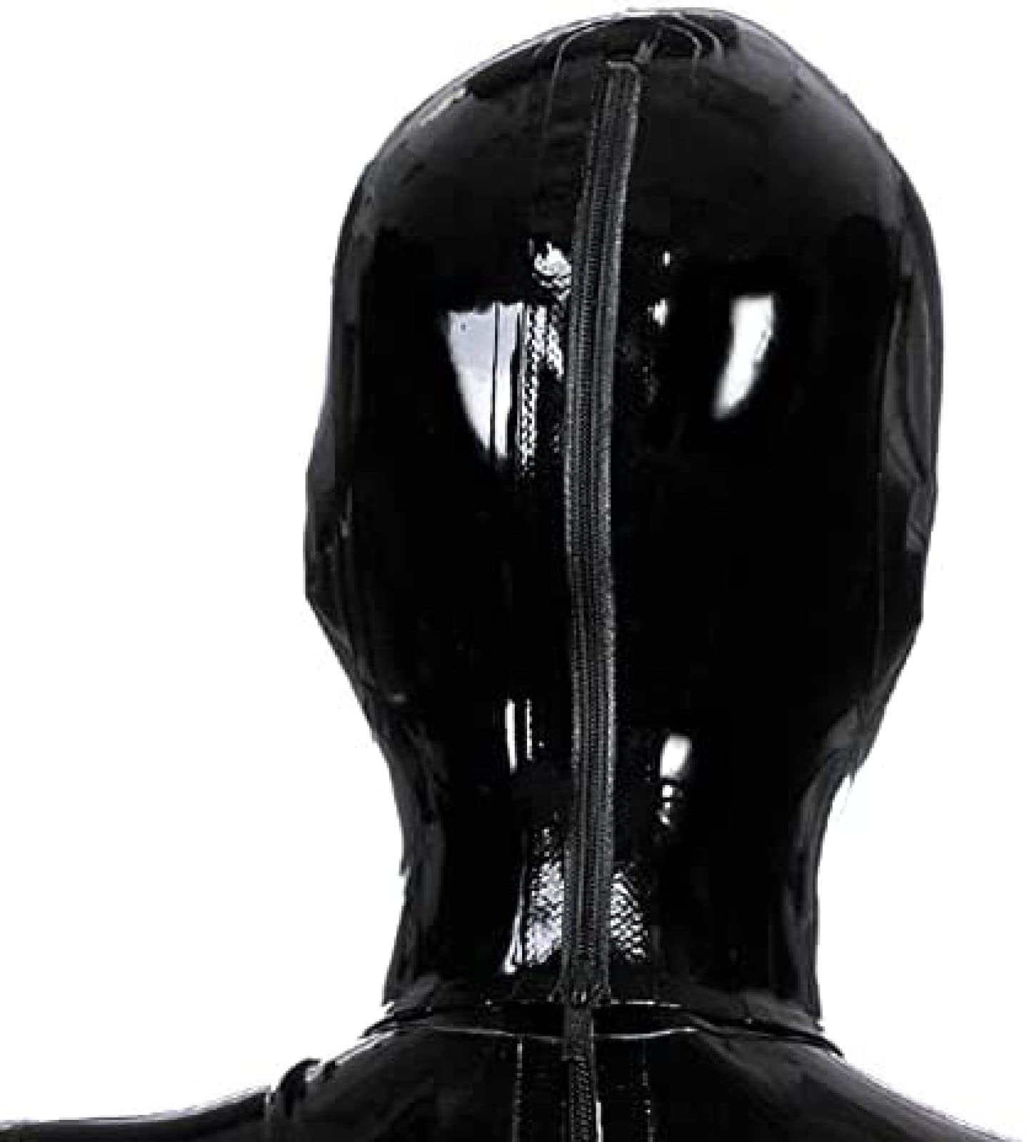 Amazon.co.jp: ラテックスフードラバーキャットスーツノーズチューブ